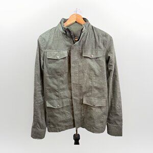 United By Blue Coat Jacket Size Medium Rain Windbreaker Green Unisex Winter